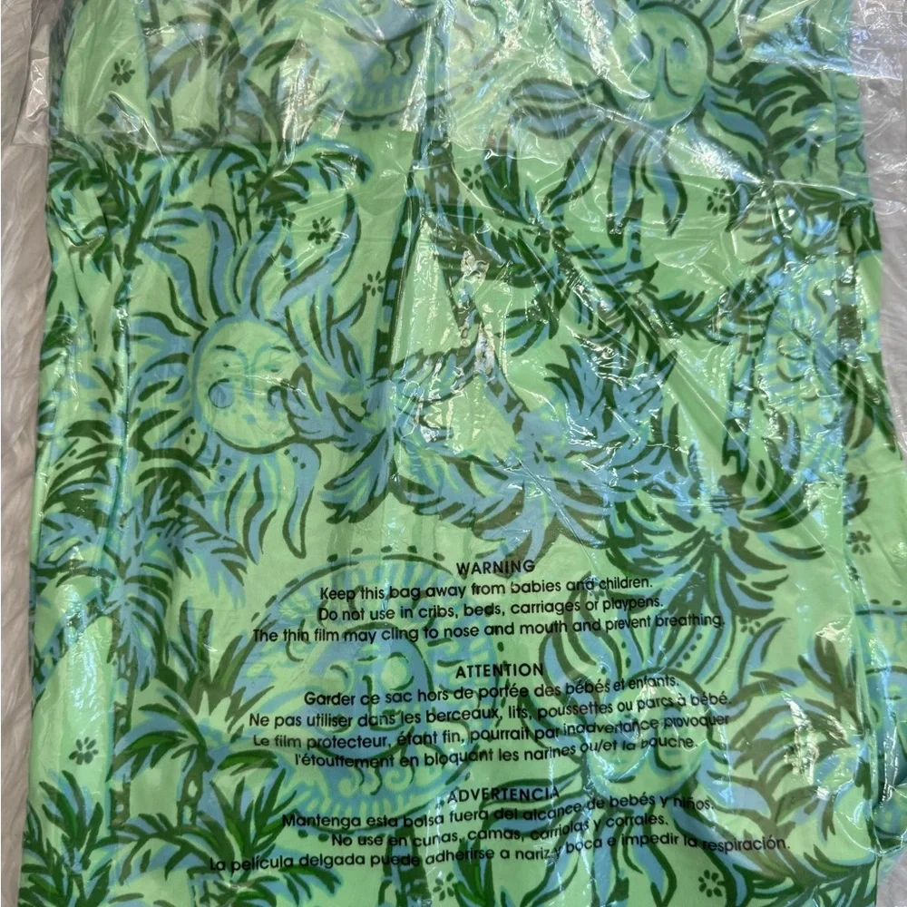 NWT Lilly Pulitzer 14 OLIVINE SHORT SLEEVE DRESS “Cool Mint” MSRP $198 sz 14 - Picture 7 of 9